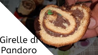 GIRELLE DI PANDORO ALLA NUTELLA  IDEE PER RICICLARE IL PANDORO [upl. by Elrak282]