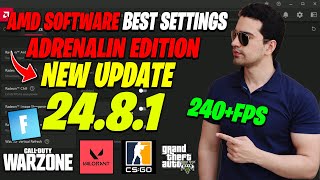 AMD Adrenalin Edition New update 2481 2024 FOR Best Setting Gaming [upl. by Kennedy786]