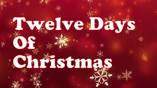 Twelve Days of Christmas with Lyrics  Christmas Songs and Carols [upl. by Virgel]