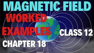 worked examples  chapter 18  magnetic field  class 12  physics  sindh board [upl. by Dlonra]