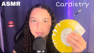 ASMR FR  je vous apprends les bases de la cardistry  un tour de magie 👄 [upl. by Nelag]