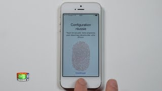 Touch ID  le lecteur dempreinte digitale de liPhone 5S [upl. by Arber348]