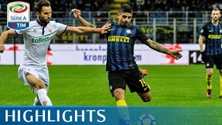 Inter  Fiorentina  42  Highlights  Giornata 14  Serie A TIM 201617 [upl. by Akla667]