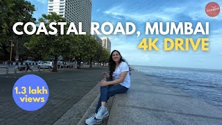 Mumbais New Coastal Road Tunnels 4K Drive Marine Drive to Haji Ali in 8 Minutes 4KDriveMumbai [upl. by Locke]