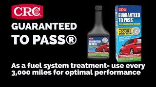 CRC GUARANTEED TO PASS Emissions Test Formula amp Complete Fuel System Cleaner [upl. by Nafis978]