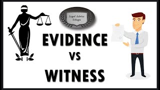 Know about Evidence and Witness  Legal Advice Telugu [upl. by Tessie814]