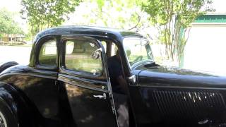 1933 Ford Deluxe 5 window Coupe equipped with General Jumbos [upl. by Ennovihc406]