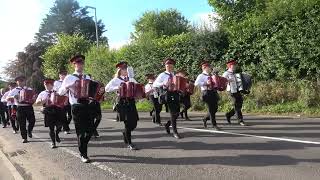 Knockloughrim Accordion Band  Kilrea ABOD Morning Parade 2024 3 [upl. by Korwin]