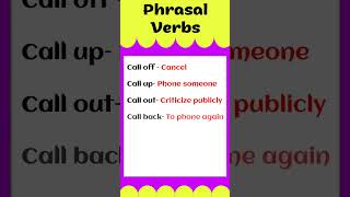 Master These Phrasal Verbs  Basic to Advance English Lessons learnenglish spokenenglish [upl. by Erdnaed]