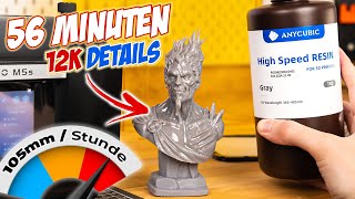 HIGHSPEED Resin 3D Druck amp AUTOLEVELING  ANYCUBIC Photon Mono M5s [upl. by Aitnohs40]