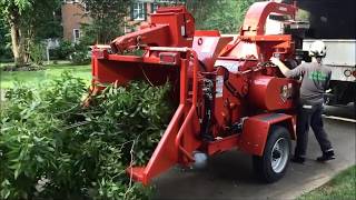 Morbark M15R Brush Chipper with CAT Diesel Engine [upl. by Yanttirb]