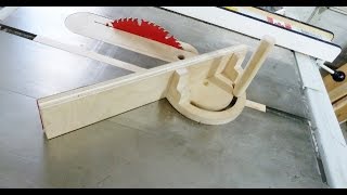 Wooden Miter Gauge for Table Saw [upl. by York821]