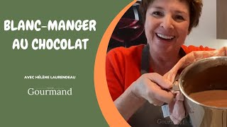 RECETTE DE BLANCMANGER ou blanc mange AU CHOCOLAT [upl. by Michelle488]