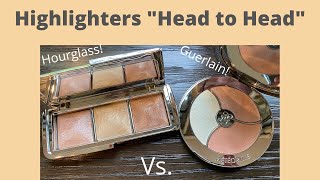 Highlighter Showdown Guerlain Meteorites Pearl Dust vs Hourglass Ambient Metallic Strobe Lighting [upl. by Mailiw]