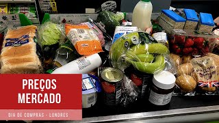 PREÇOS NO SUPERMERCADO EM LONDRES [upl. by Alurd]