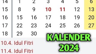 kalender 2024 [upl. by Licha304]