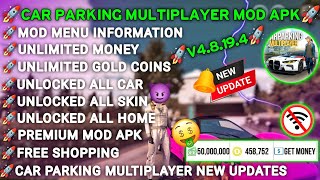 Car Parking Multiplayer MOD APK Unlimited Money and Gold v48194  New Update 2024 carparkingmod [upl. by Woll]