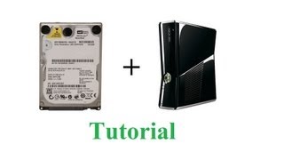 How to use a laptop hard drive in an XBOX 360 slim using HDD HACKR v130 [upl. by Neitsirk919]