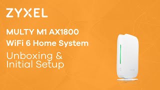 Multy M1 WiFi6 Home System with AX1800 WLAN  Unboxing amp Initial Setup [upl. by Mauve]