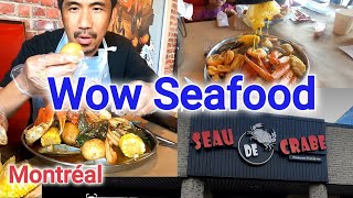 Seau de Crabe Restaurant Tour Montréal Canada  Pinoy Tour [upl. by Ainesey]