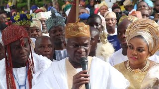 Moment Fashola Declares Ojaja Cinema Ile Ife Open At Ooni Of Ife 50th Birthday [upl. by Torry690]