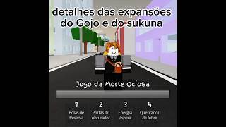 Detalhes das expansões do Gojo e do Sukuna jujutsushenanigans shorts [upl. by Esilahc]