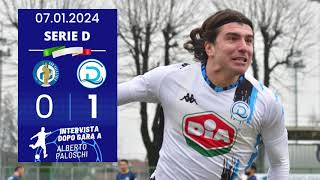 Intervista Alberto Paloschi dopo PalazzoloDesenzano [upl. by Nnayrb]