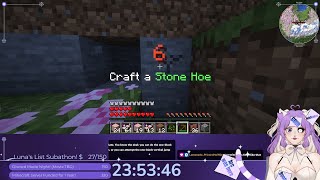 Crowd Control Minecraft in a new World  Subathon Day 1  Full VOD [upl. by Sowell]