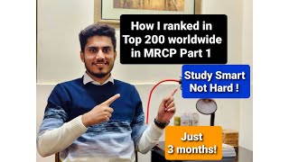 MRCP Part 1  How to study and pass MRCP Part 1 in just 3 months  Everything you need to know [upl. by Nyhagen]