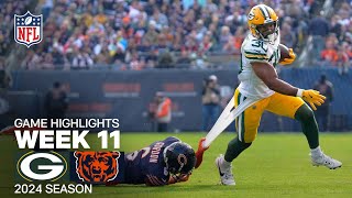 Green Bay Packers vs Chicago Bears Game Highlights  NFL 2024 Season Week 11 [upl. by Eitsud468]