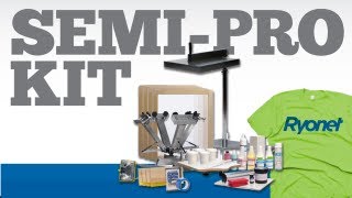 SemiPro 4 Color Silk Screen Printing Kit [upl. by Nevs]