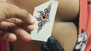 temporary tattoo beutiful 4K 2X  0312024 tattoos [upl. by Ardnuaek]