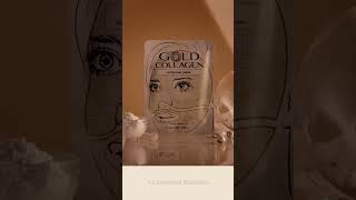 GOLD COLLAGEN  HYDROGEL MASKS [upl. by Nessa764]