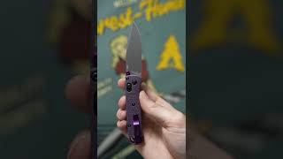 Нож Benchmade Mini Bugout сталь S30V рукоять Purple Grivory 533GY09 [upl. by Mazurek486]