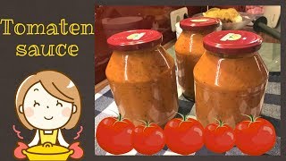 Wie ich Tomatensauce einkoche  Rezept amp Anleitung  Thermomix [upl. by Llyrehc]