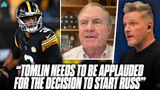 quotTomlin Needs To Be Applauded For Decision To Start Russell Wilsonquot Bill Belichick  Pat McAfee [upl. by Herrah]