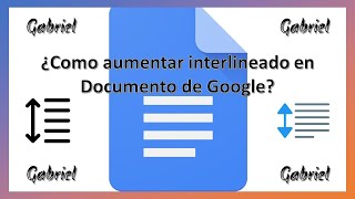 ¿Cómo aumentar interlineado en Documento de Google [upl. by Ailil866]