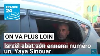 Israël abat son ennemi numéro un Yaya Sinouar • FRANCE 24 [upl. by Kirsch]