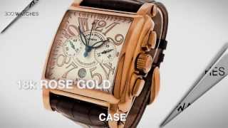 Franck Muller Conquistador King Cortez 18k Rose Gold Watch [upl. by Nelleus]