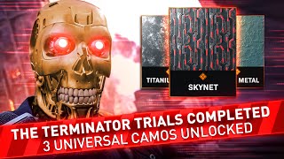 HURRY 3 FREE Camos amp 7 SECRET Terminator REWARDS  ALL 16 Challenges amp How to WIN Titanium Trials [upl. by Ano]