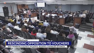 Williamson County School Board changes stance on school vouchers [upl. by Ramoj674]