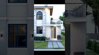 2 STOREY HOUSE DESIGN simplehousedesign casa tinyhouse modernhouse [upl. by Saturday]