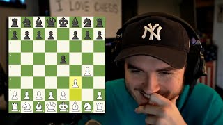 Schlatt loses a chess game in 2 moves [upl. by Rugen480]