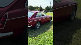 180 Degree walk around Exhaust  1967 MG MGB GT 4Speed Manual Restored  CollectorCarCanadaLot216 [upl. by Ajar807]