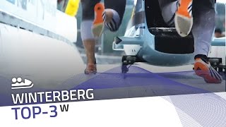 Winterberg  Womens Bobsleigh Top3  IBSF Official [upl. by Lecroy]