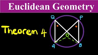 Euclidean Circle Geometry Theorem 4 [upl. by Ahsotal]