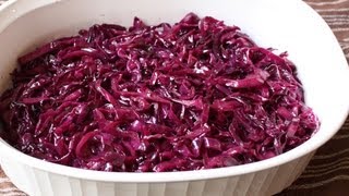 Braised Red Cabbage Recipe  Sweet amp Sour Braised Red Cabbage Side Dish [upl. by Brant]