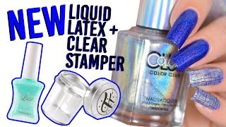 NEW Nail Stuff First Impression  Liquid Latex  Clear Stamper  Plates [upl. by Nnylyar]