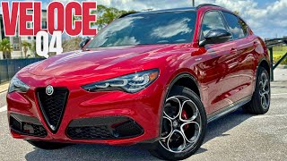 2024 Alfa Romeo Stelvio Veloce Q4 First Look In Rosso Etna Premium Paint Color [upl. by Tatianas669]