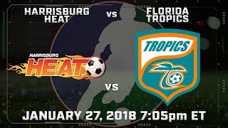 Harrisburg Heat vs Florida Tropics [upl. by Atikal]